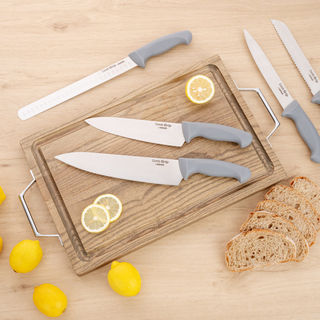 Comfy Grip Gray Stainless Steel 10" Chef's Knife - 1 count box