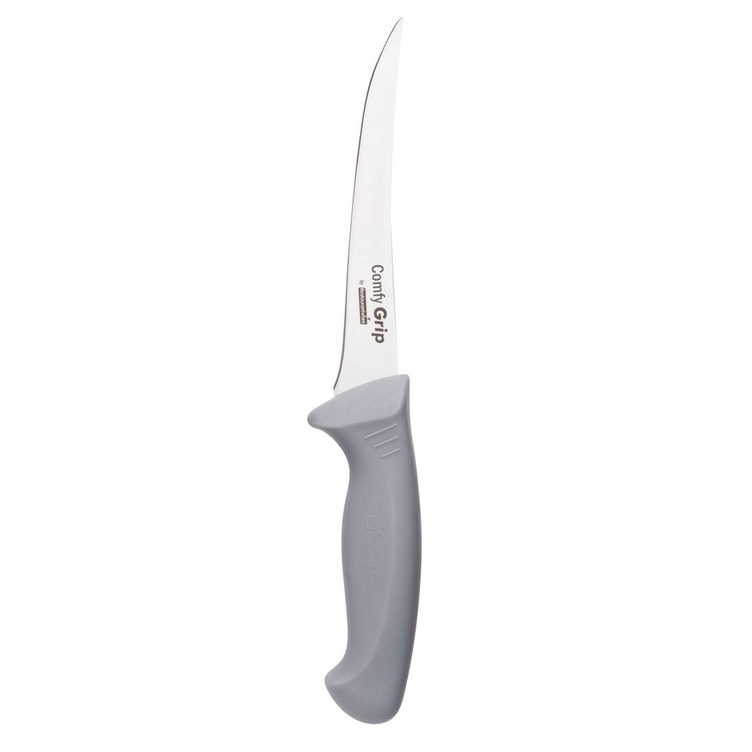 Comfy Grip Gray Stainless Steel 6" Boning Knife - 1 count box