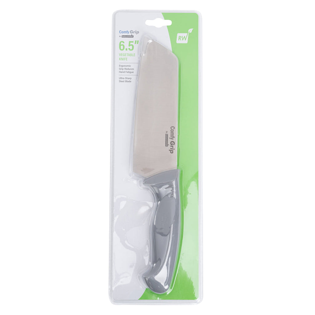 Comfy Grip Gray Stainless Steel 6.5" Vegetable Knife - 1 count box