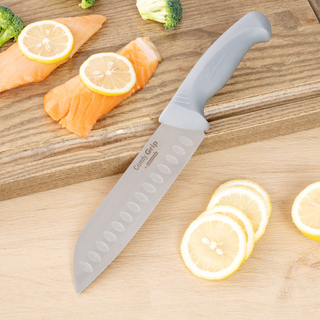 Comfy Grip Gray Stainless Steel 9-Piece Knife Set - 1 count box