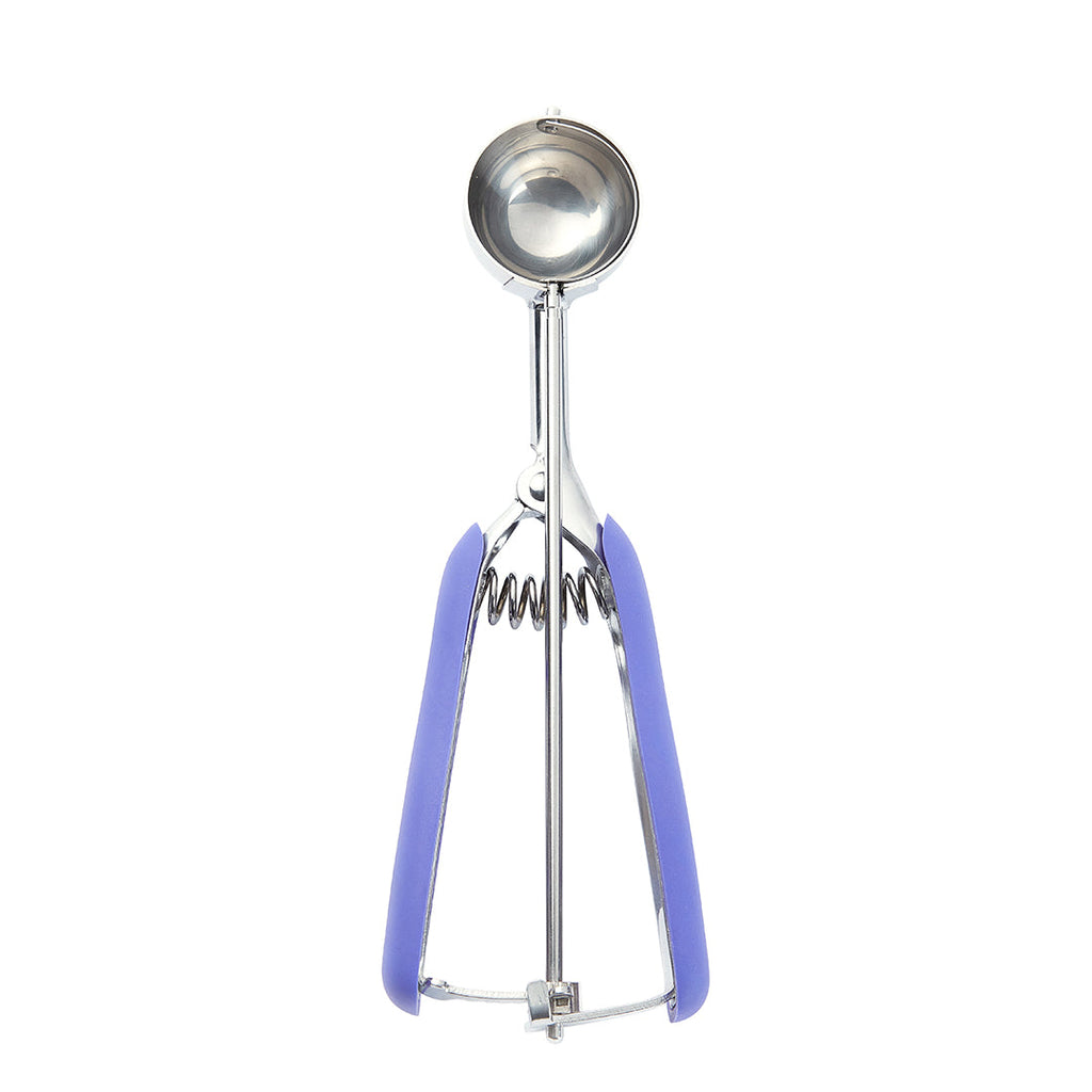 Comfy Grip 0.8 oz Stainless Steel #40 Ice Cream Scoop - with Purple Handle - 1 count box