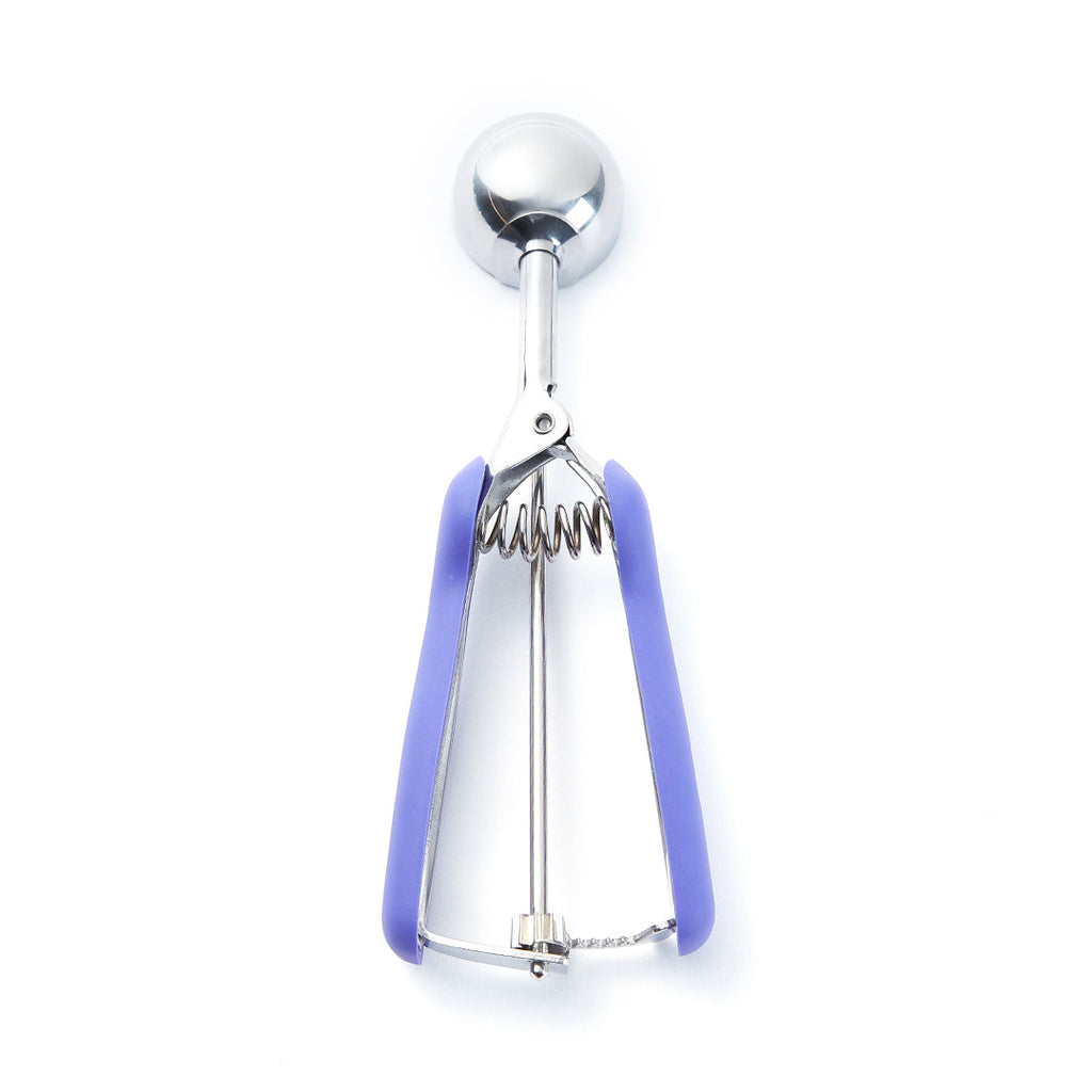 Comfy Grip 0.8 oz Stainless Steel #40 Ice Cream Scoop - with Purple Handle - 1 count box