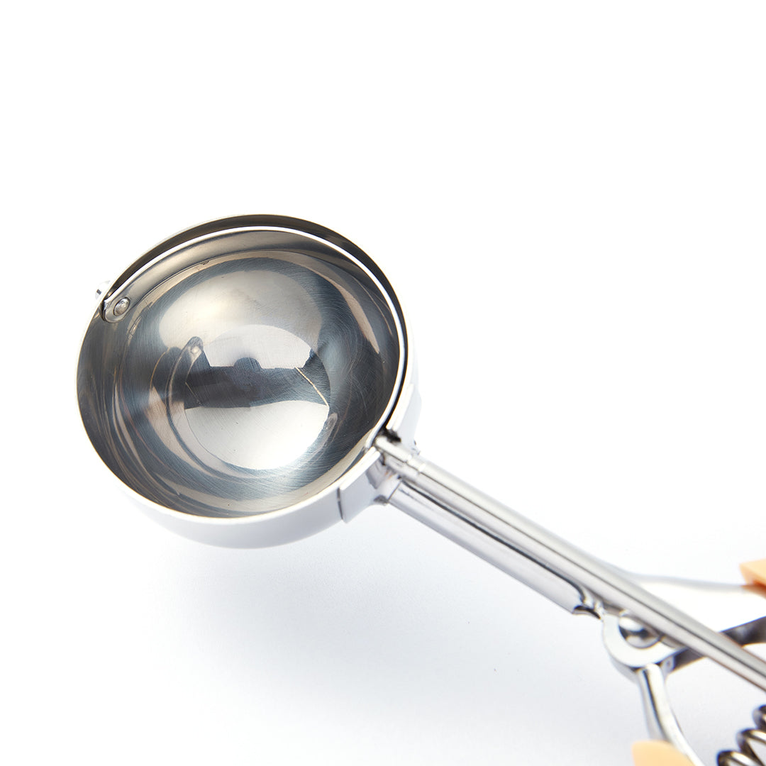 Comfy Grip 1.6 oz Stainless Steel #20 Ice Cream Scoop - with Yellow Handle - 1 count box