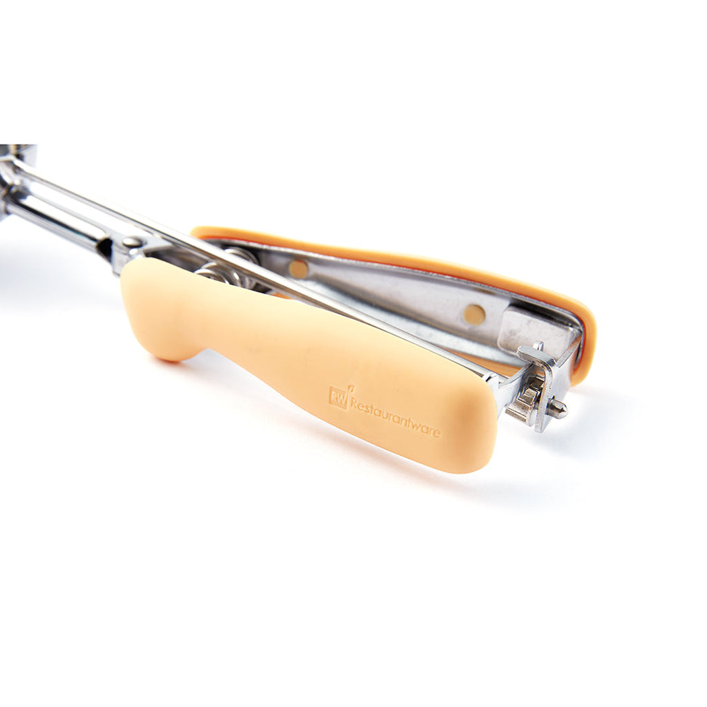 Comfy Grip 1.6 oz Stainless Steel #20 Ice Cream Scoop - with Yellow Handle - 1 count box