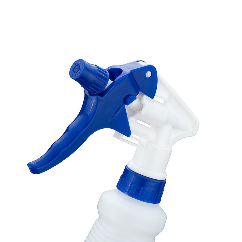 RW Clean Assorted 25 oz Plastic Spray Bottle Set - Includes 4 Bottles, Adjustable Nozzle - 4 count box
