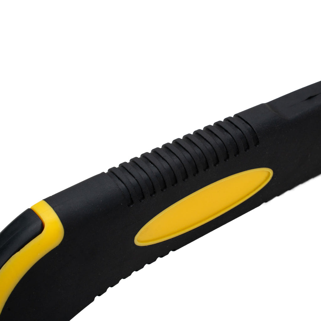 Handy Tek Yellow Snap Off Blade Knife - Anti-Slip Handle - 6 3/4" - 4 count box
