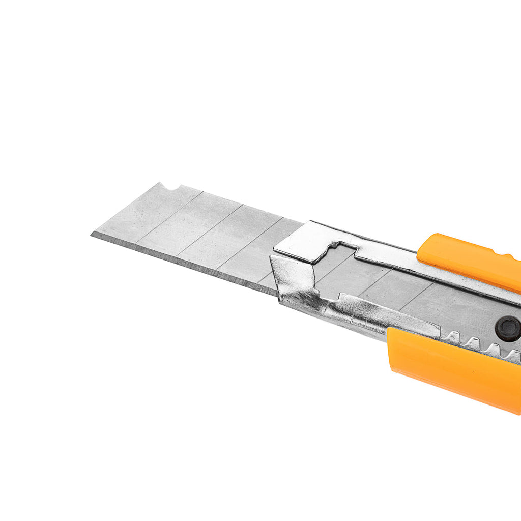 Handy Tek Yellow Snap Off Blade Knife - 6 1/2" - 4 count box