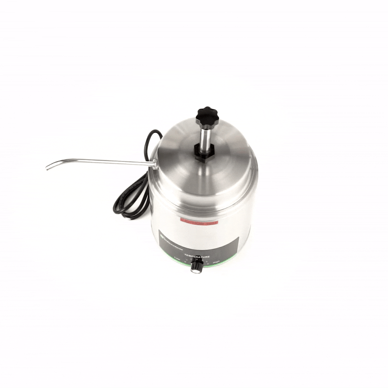 Hi Tek 3.5 qt Stainless Steel Warmer - with Spout, Pump - 1 count box