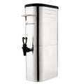 Bev Tek 3 gal Silver 13/0 Stainless Steel Iced Tea Dispenser - 11" x 6 1/2" x 20 3/4" - 1 count box