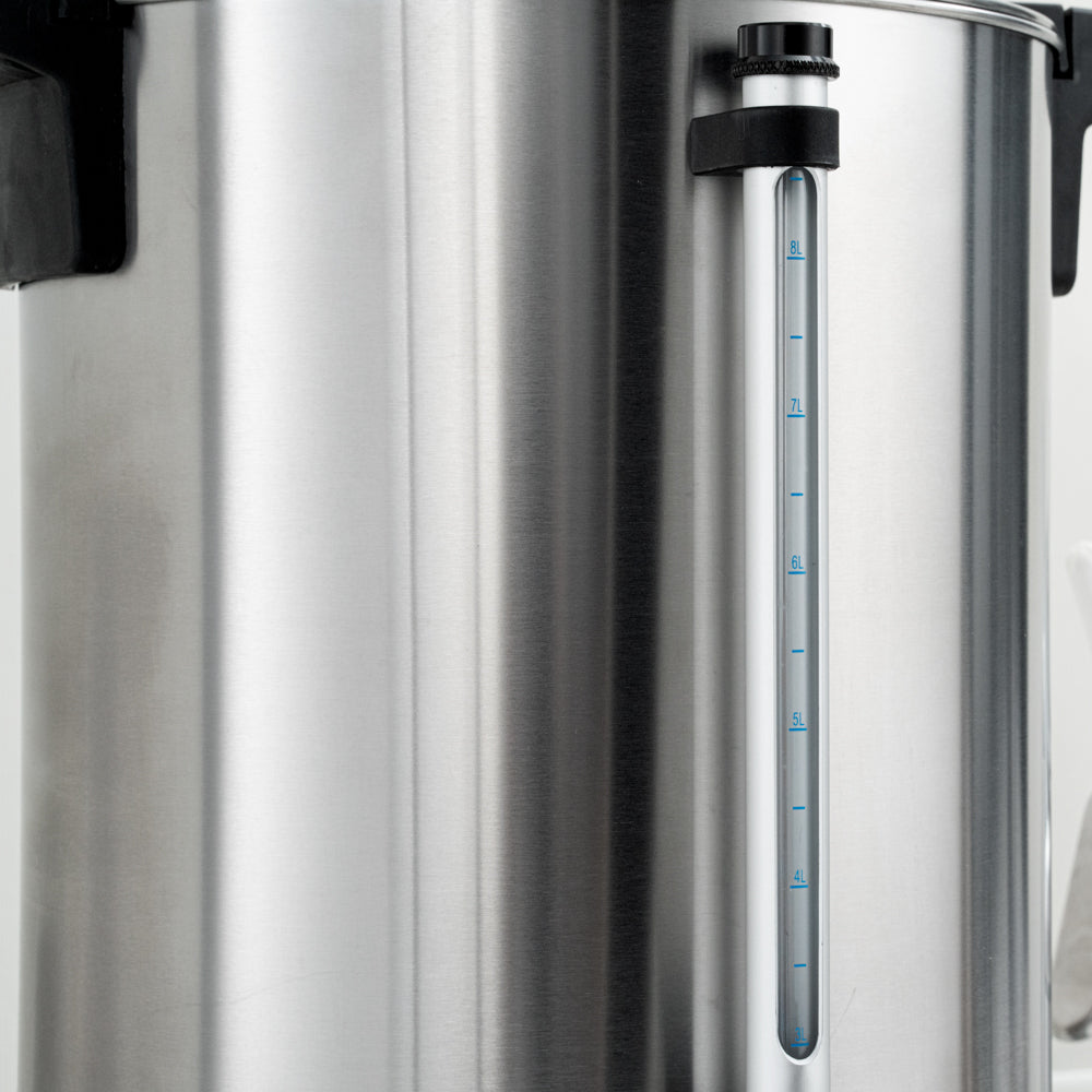 Restpresso 3 gal Silver 13/0 Stainless Steel Coffee Urn - 67 Cup - 8 3/4" x 8 3/4" x 18 3/4" - 1 count box