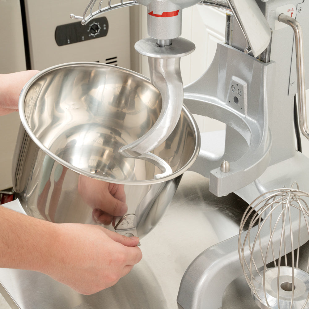 Hi Tek 11 qt Planetary Stand Mixer - Includes Dough Hook, Whisk and Beater, with Safety Guard - 1 count box
