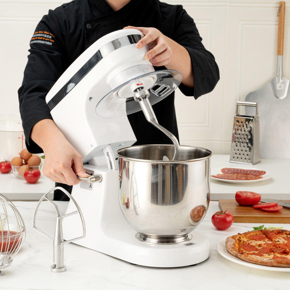 Hi Tek 7 qt Electric Stand Mixer - Includes Dough Hook, Whisk and Beater - 1 count box