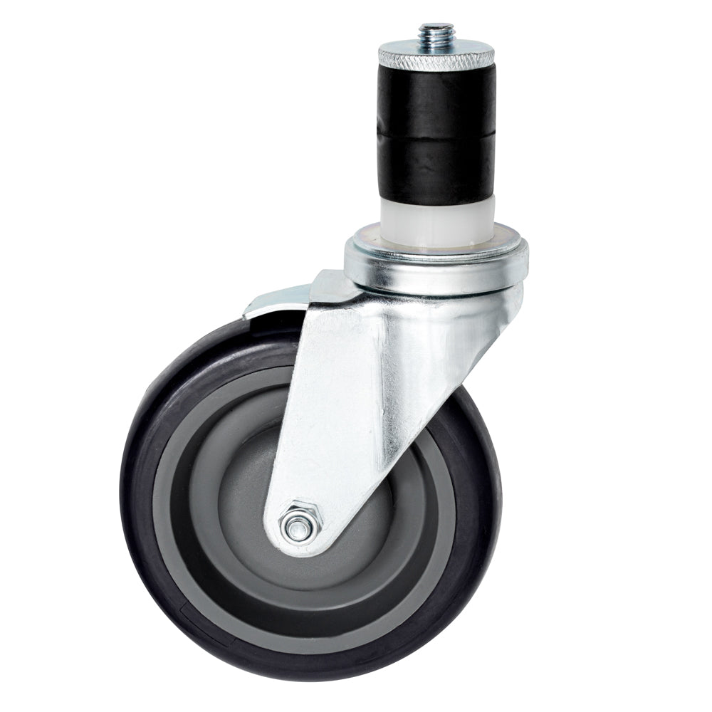 Kitchen Tek Work Table / Equipment Stand Swivel Caster - Heavy Duty - 5" - 4 count box