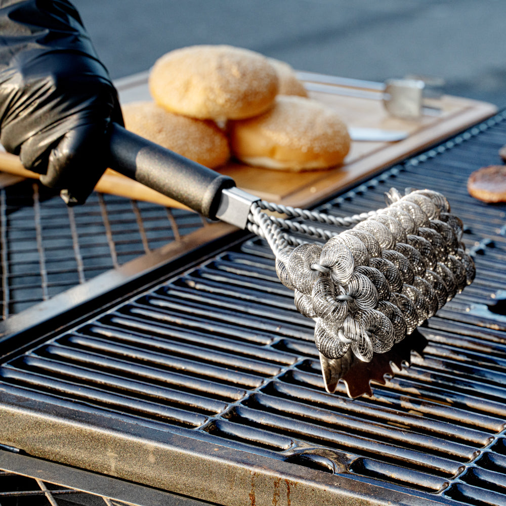 Met Lux Grill Brush / Scraper - Bristle Free - 16" - 1 count box