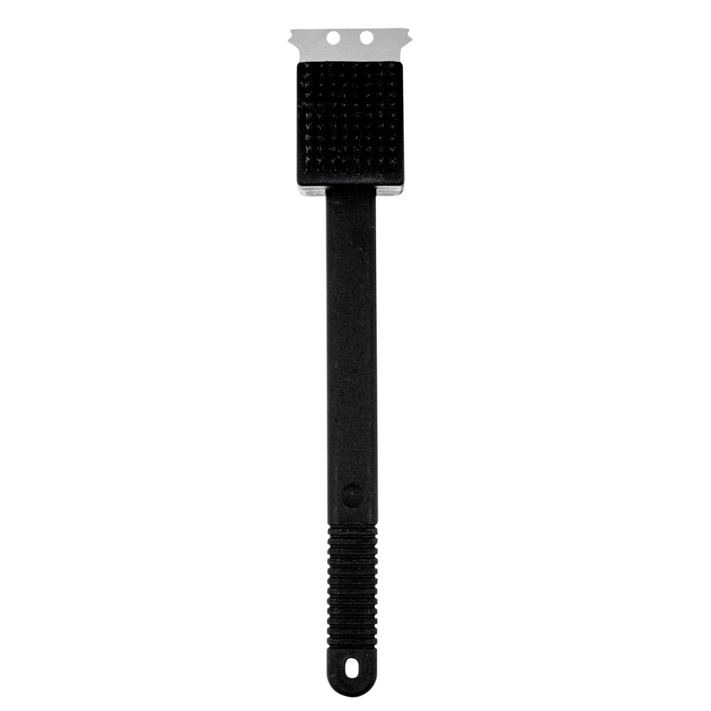 Met Lux Grill Brush / Scraper - with Scouring Pad - 15" - 1 count box