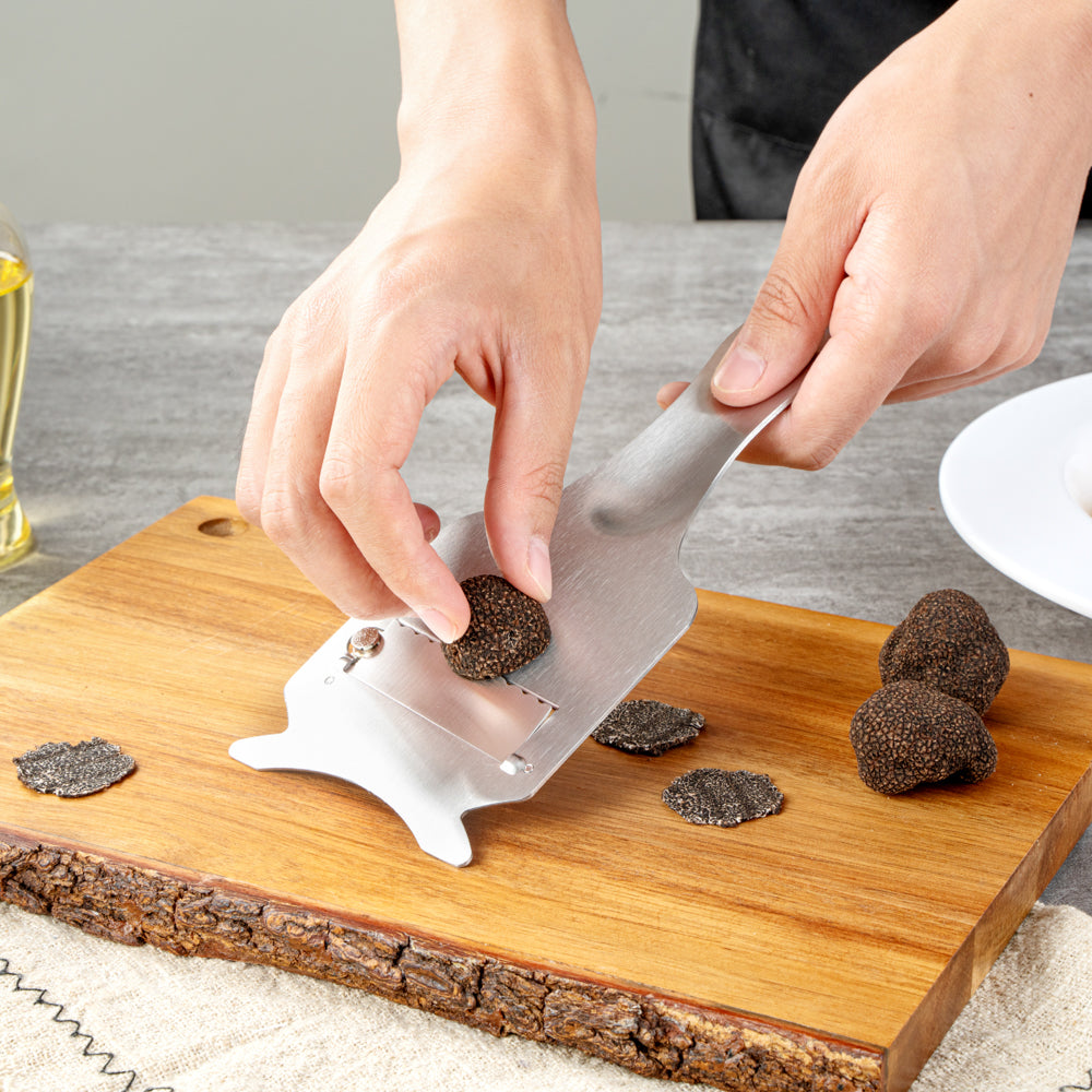 Met Lux Stainless Steel Truffle Slicer / Chocolate Shaver - 8 1/4" x 3 1/2" - 1 count box