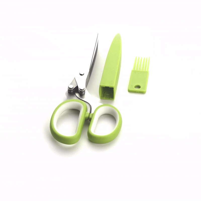 Met Lux Herb Scissors - with 5 Blades - 7 1/2" - 1 count box