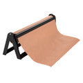Chef 101 Black Steel Paper Cutter / Dispenser - with Serrated Blade, Fits 24" Roll - 1 count box