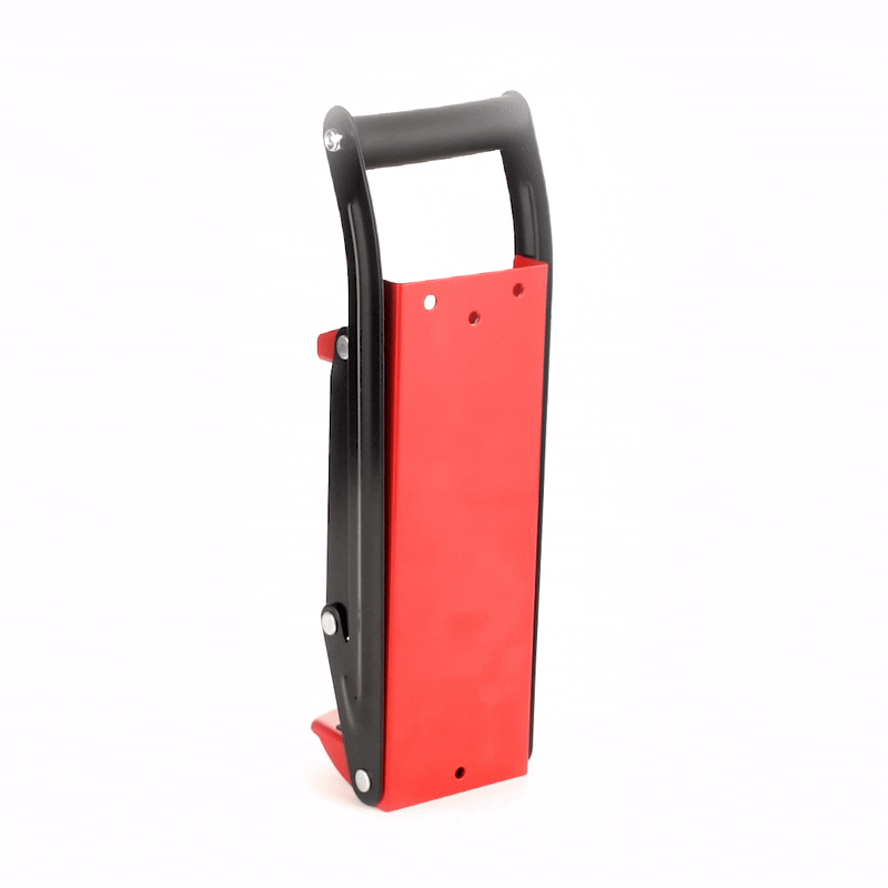 Met Lux Red Metal Can Crusher - for 12 / 16 oz Cans, Wall Mount - 1 count box
