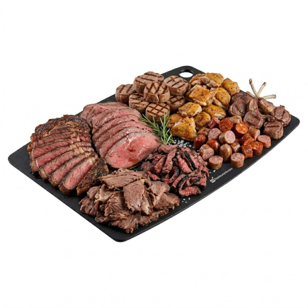 Nature Tek Charcoal Wood Fiber Cutting Board - 17 1/4" x 12 3/4" - 1 count box