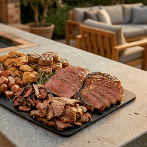 Nature Tek Charcoal Wood Fiber Cutting Board - 17 1/4" x 12 3/4" - 1 count box