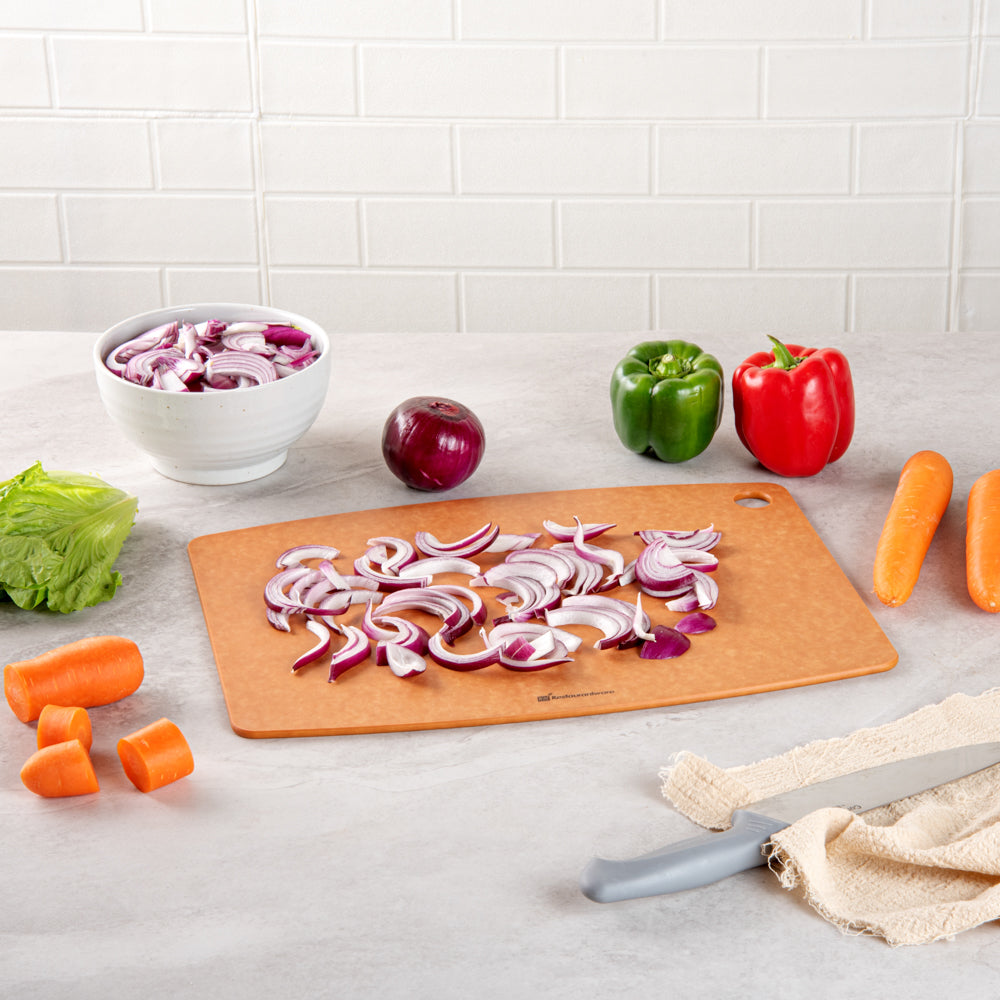 Nature Tek Kraft Wood Fiber Cutting Board - 17 1/4" x 12 3/4" - 1 count box