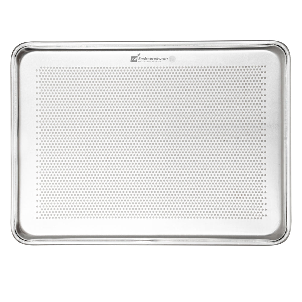Met Lux Aluminum Half Size Baking Sheet - Perforated, Heavy Duty - 18" x 13" - 1 count box