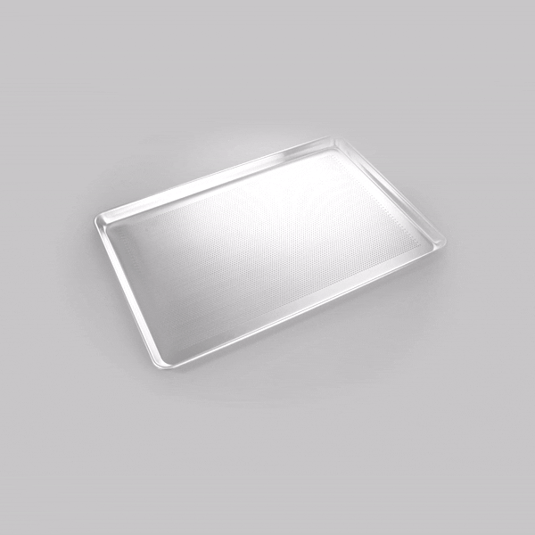 Met Lux Aluminum Full Size Baking Sheet - Perforated, Heavy Duty - 26" x 18" - 1 count box