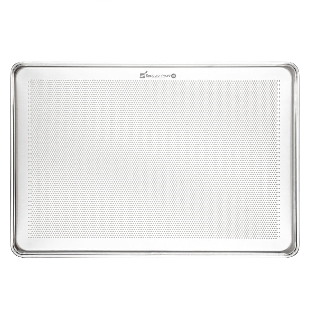 Met Lux Aluminum Full Size Baking Sheet - Perforated, Heavy Duty - 26" x 18" - 1 count box
