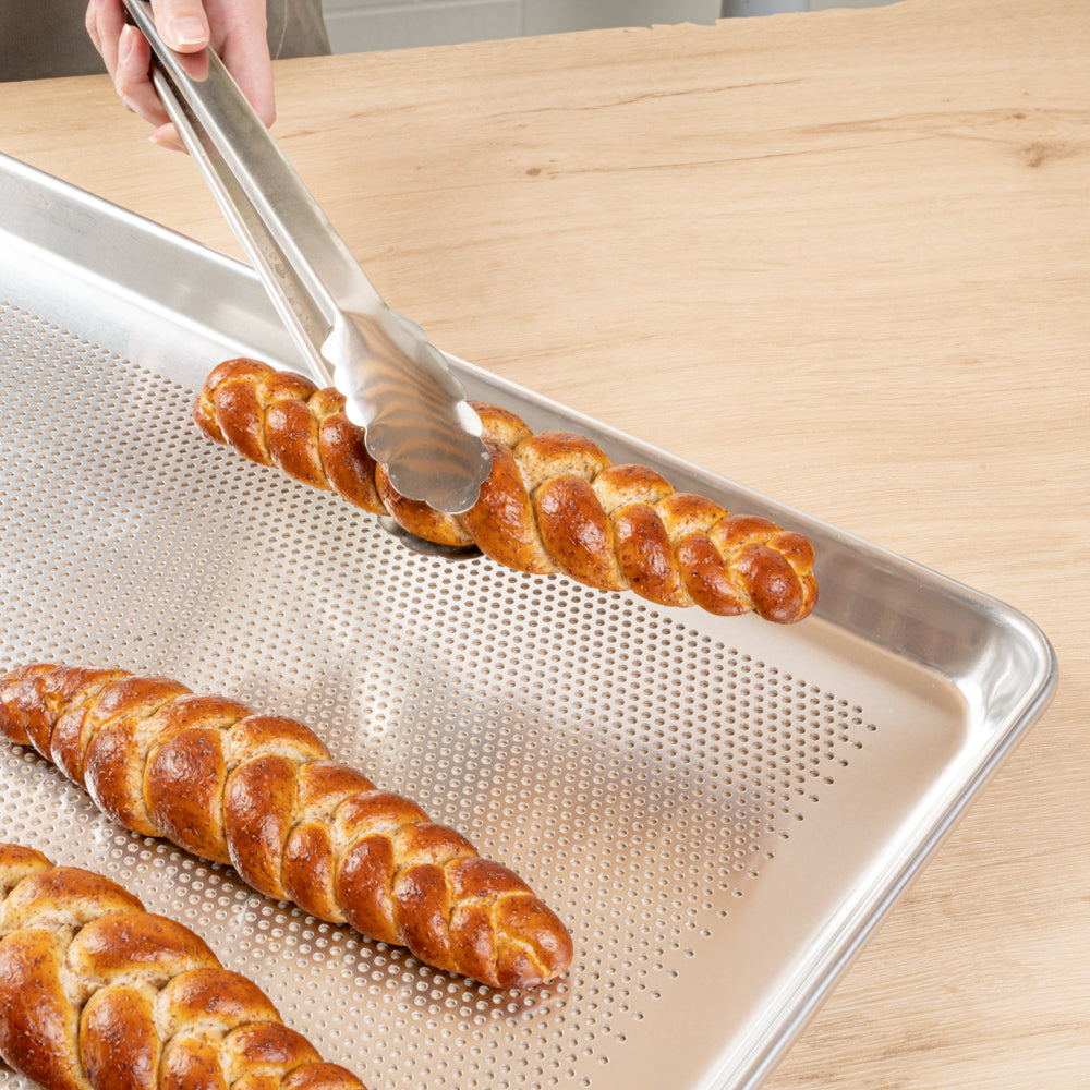 Met Lux Aluminum Full Size Baking Sheet - Perforated, Heavy Duty - 26" x 18" - 1 count box