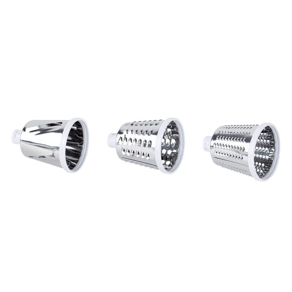 Met Lux Red Rotary Cheese / Vegetable Grater - with 3 Blades - 1 count box