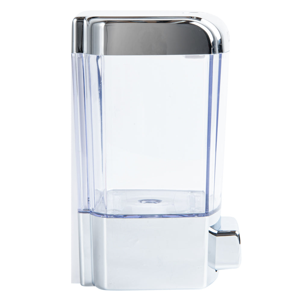 Clean Tek Professional 24 oz Clear Manual Soap Dispenser - for Gel or Liquid Soap - 1 count box