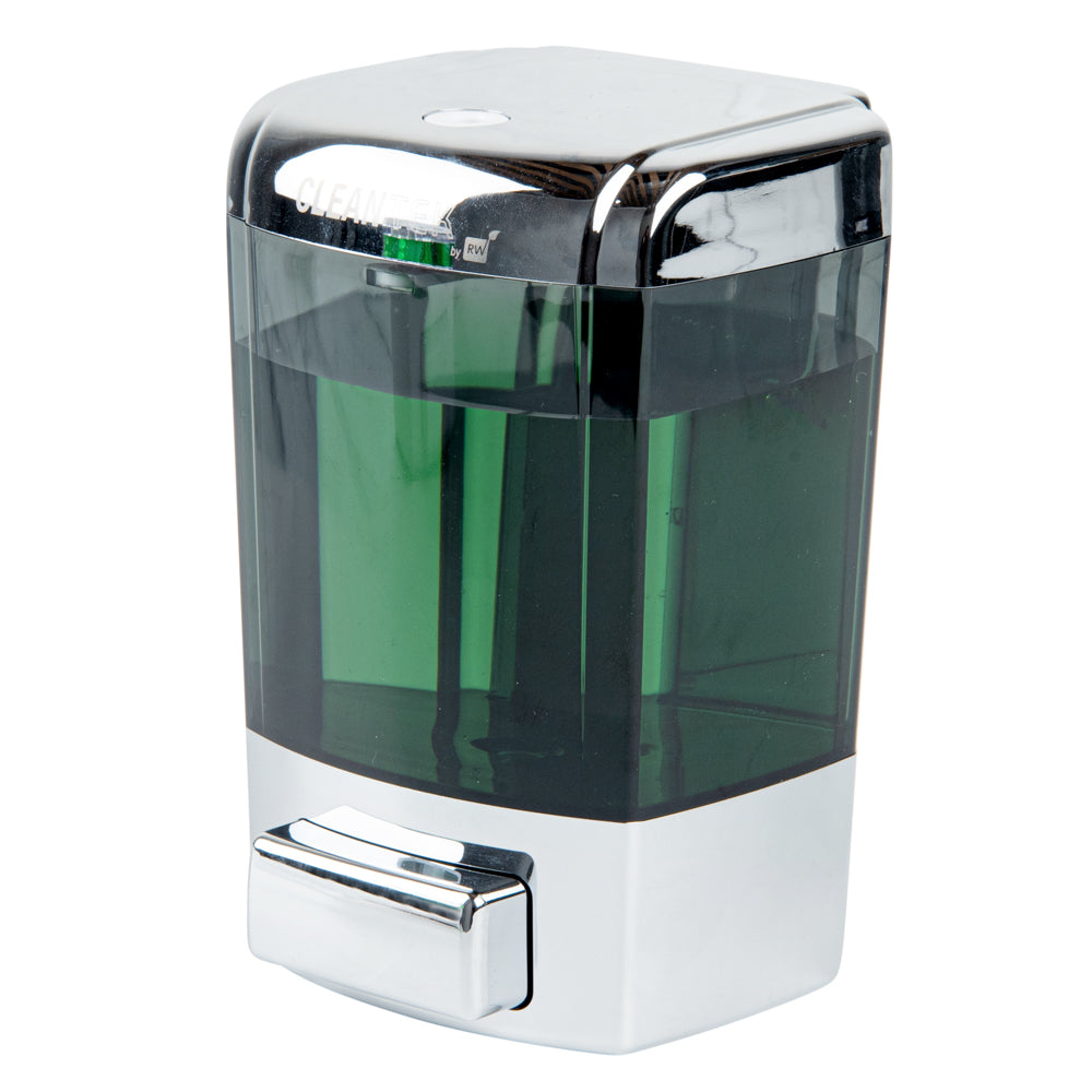 Clean Tek Professional 24 oz Smoked Gray Manual Soap Dispenser - for Gel or Liquid Soap - 1 count box