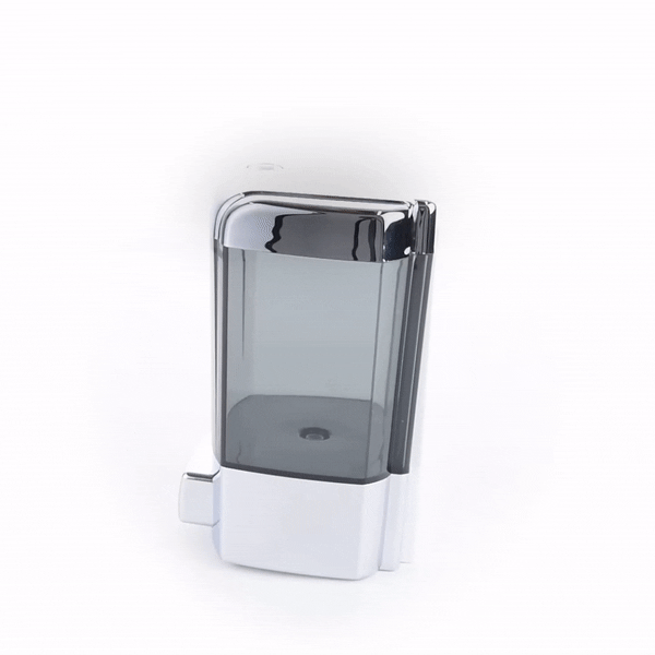 Clean Tek Professional 24 oz Smoked Gray Manual Soap Dispenser - for Gel or Liquid Soap - 1 count box