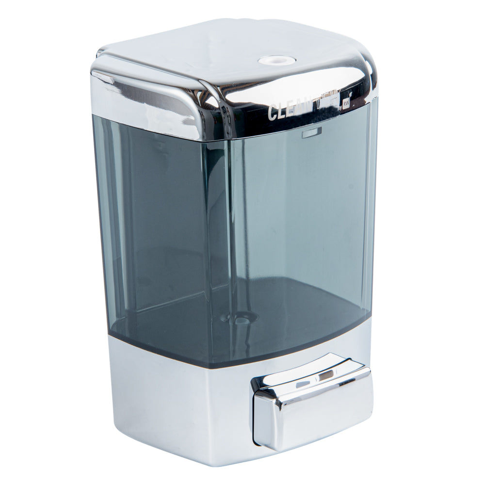 Clean Tek Professional 24 oz Smoked Gray Manual Soap Dispenser - for Gel or Liquid Soap - 1 count box