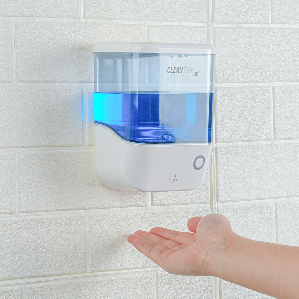Clean Tek Professional 34 oz Arctic Blue Automatic Soap Dispenser - for Liquid Soap - 1 count box