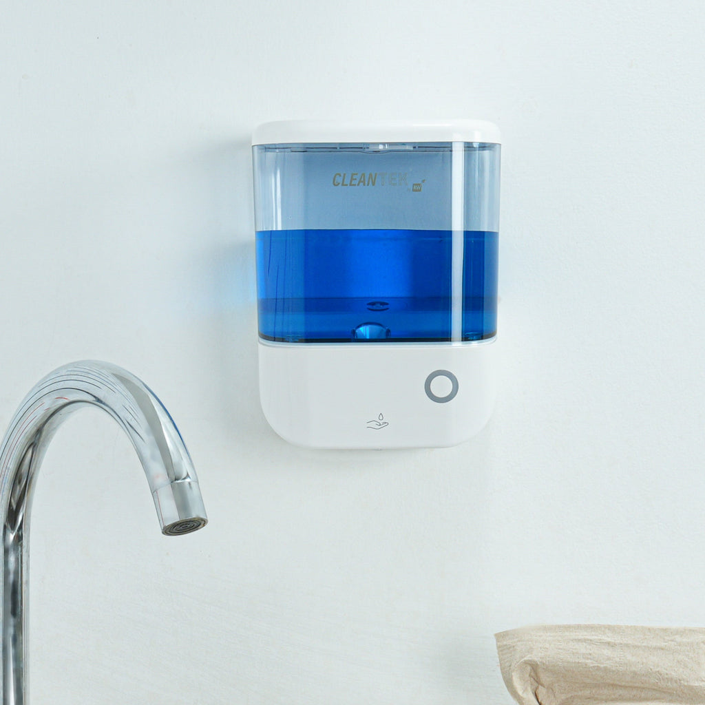 Clean Tek Professional 34 oz Arctic Blue Automatic Soap Dispenser - for Liquid Soap - 1 count box