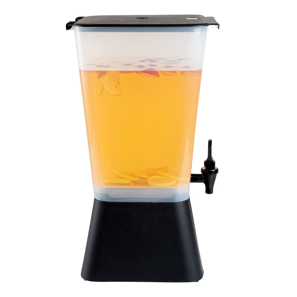 Bev Tek 5 gal Black Beverage Dispenser - 12 1/2" x 11" x 22" - 1 count box