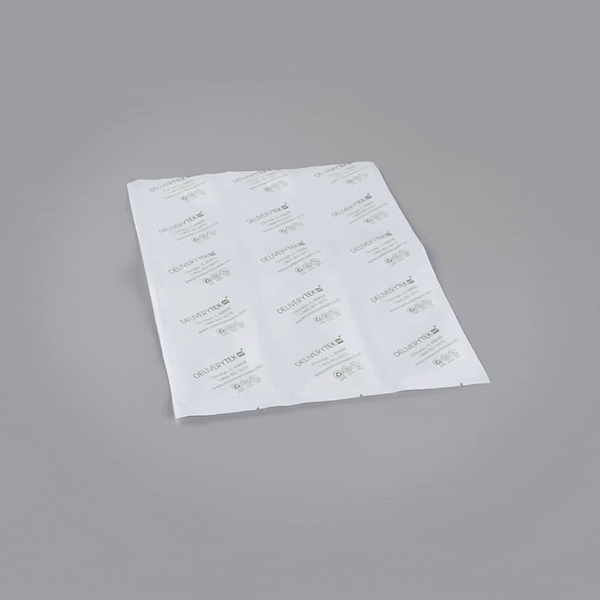 Delivery Tek Plastic Shipping Ice Pack - 3 x 2 Cells - 11 1/2" x 7 3/4" - 100 count box