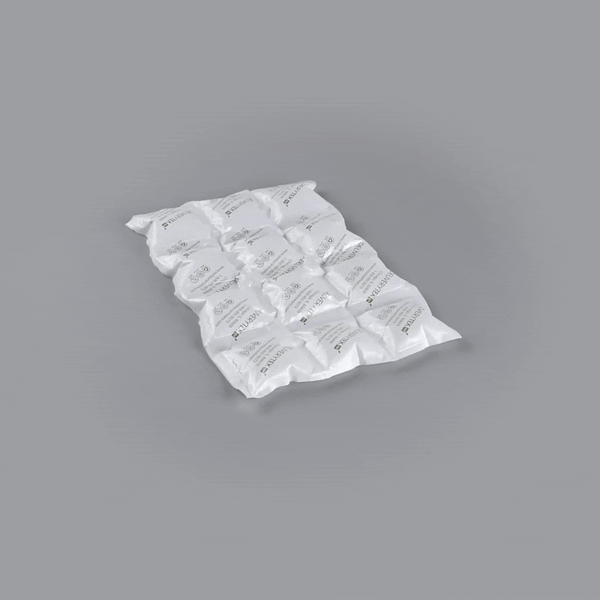 Delivery Tek Plastic Shipping Ice Pack - 3 x 4 Cells - 11 1/2" x 7 3/4" - 10 count box