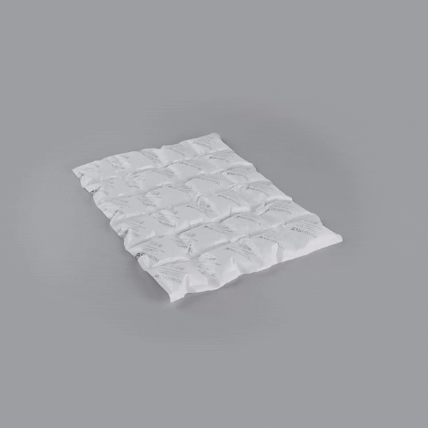 Delivery Tek Plastic Shipping Ice Pack - 4 x 6 Cells - 15 1/4" x 11 1/2" - 100 count box