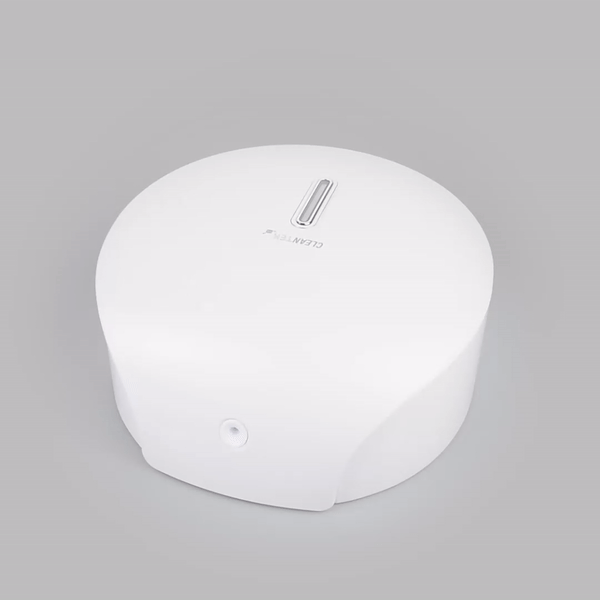 Clean Tek Professional White Plastic Toilet Paper Dispenser - 11 1/2" x 5 1/4" x 11 3/4" - 1 count box