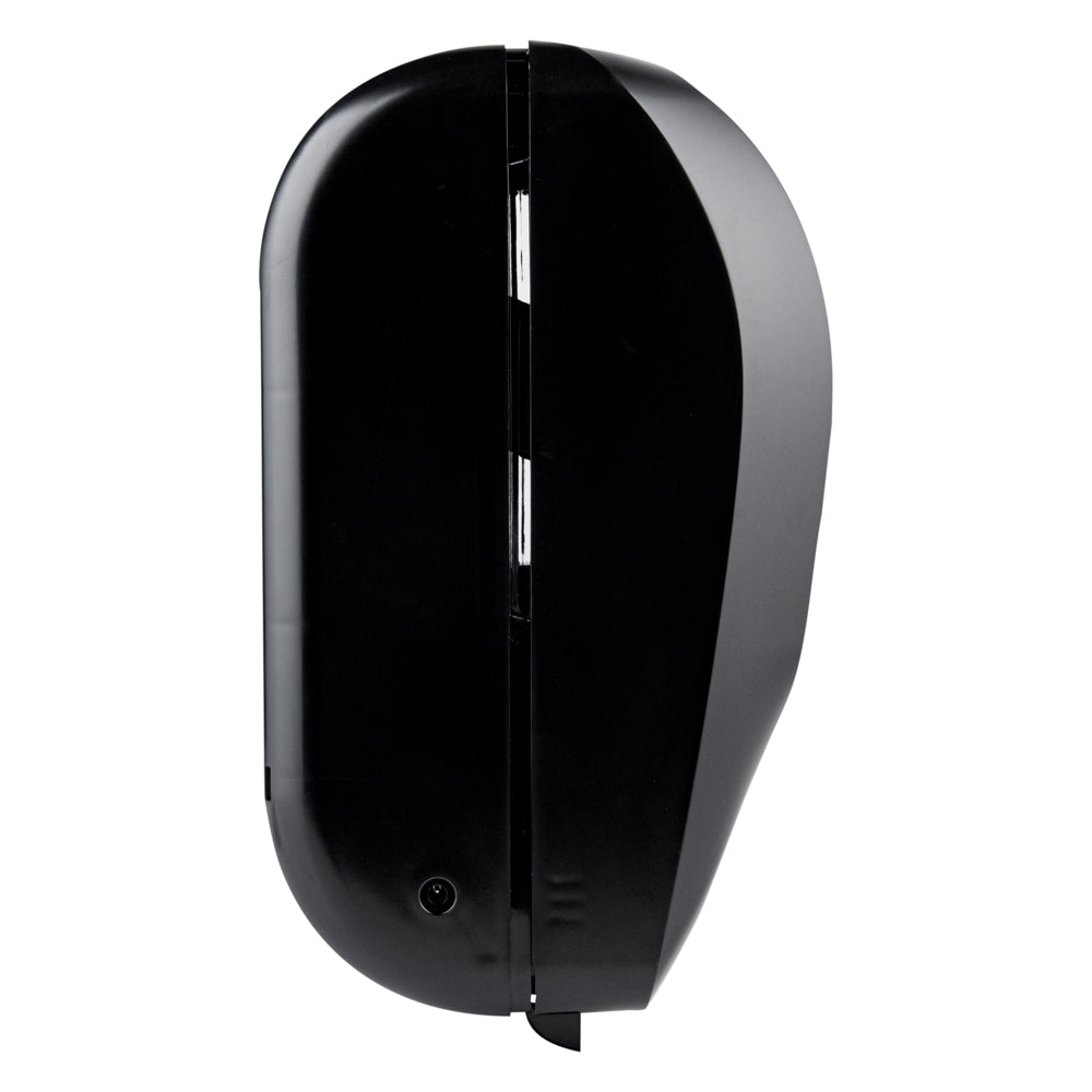 Clean Tek Professional Black Plastic 8" Automatic Paper Towel Roll Dispenser - 12" x 8 3/4" x 15 1/2" - 1 count box