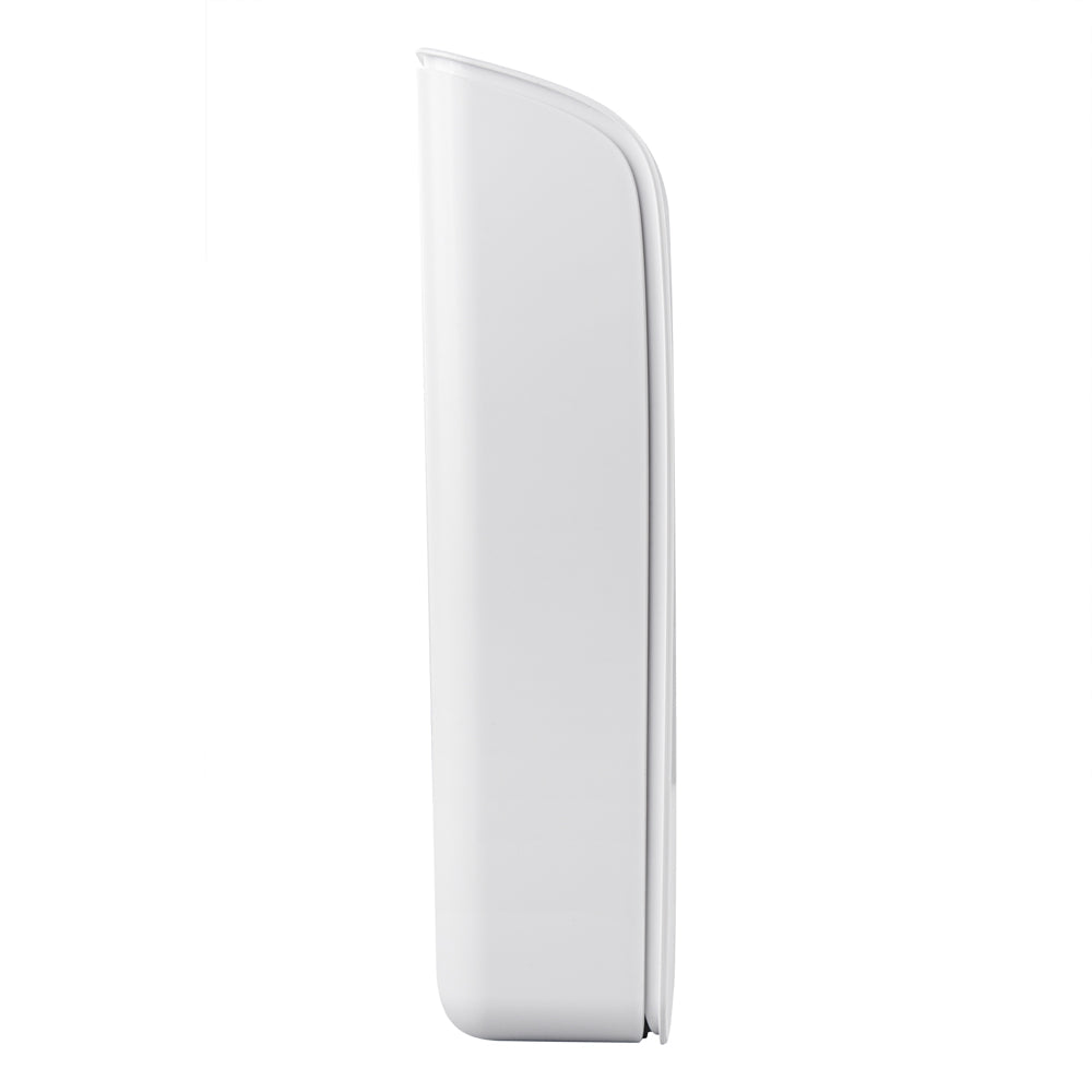 Clean Tek Professional White Plastic C-Fold / M-Fold Paper Towel Dispenser - 10 3/4" x 4 1/4" x 16 3/4" - 1 count box