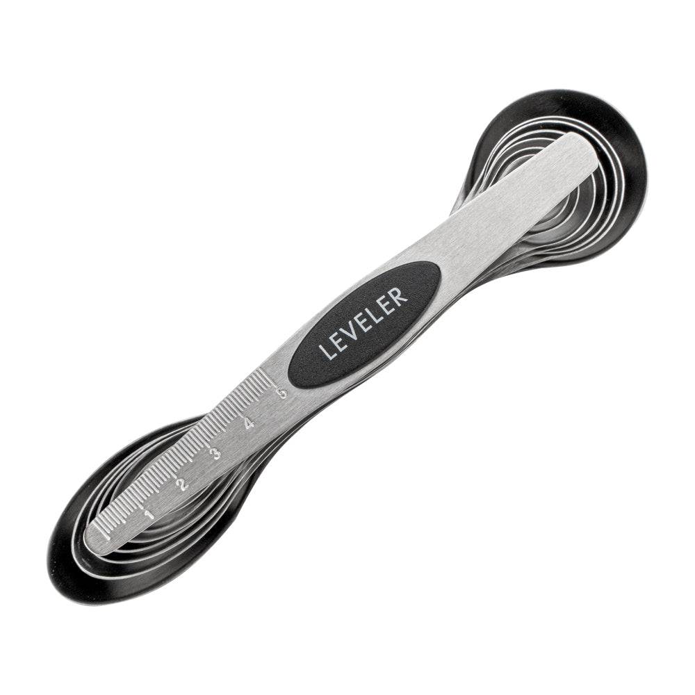 Met Lux Black Stainless Steel Measuring Spoon Set - 8-Piece, Magnetic - 1 count box