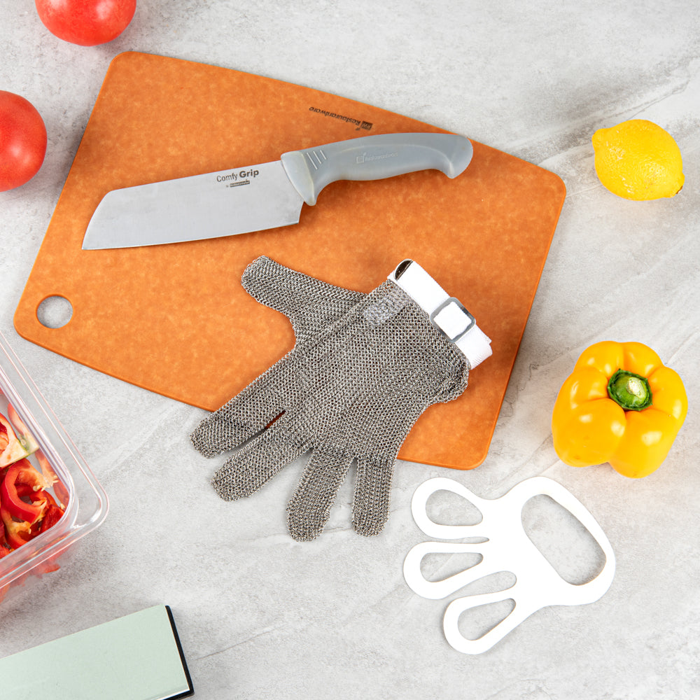 Life Protector Stainless Steel Mesh Small Cut-Resistant Glove - Level 9, Food Safe - 9 1/4" x 4 3/4" - 1 count box