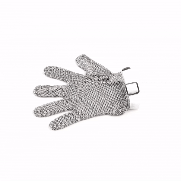 Life Protector Stainless Steel Mesh Small Cut-Resistant Glove - Level 9, Food Safe - 9 1/4" x 4 3/4" - 1 count box