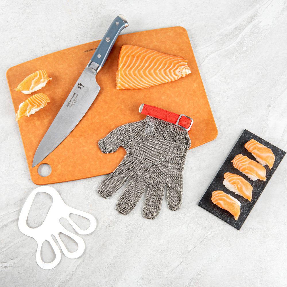 Life Protector Stainless Steel Mesh Medium Cut-Resistant Glove - Level 9, Food Safe - 9 3/4" x 4 3/4" - 1 count box