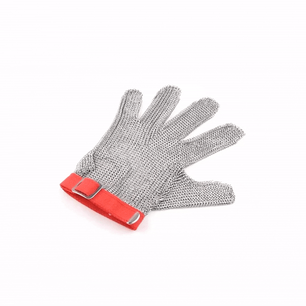 Life Protector Stainless Steel Mesh Medium Cut-Resistant Glove - Level 9, Food Safe - 9 3/4" x 4 3/4" - 1 count box
