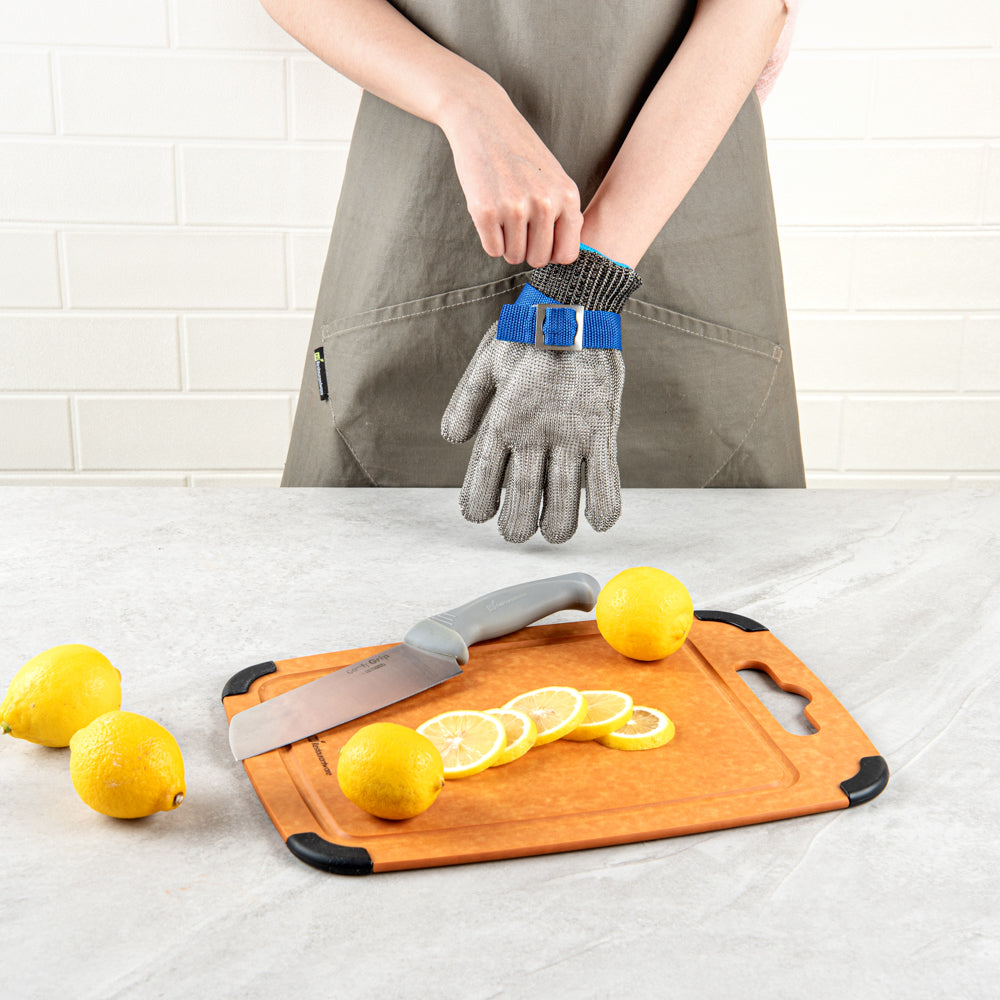 Life Protector Fiber / Stainless Steel Mesh Small Cut-Resistant Glove - Level 9, Food Safe - 8 3/4" x 4" - 1 count box